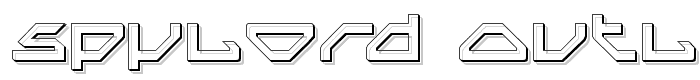 Spylord Outline font